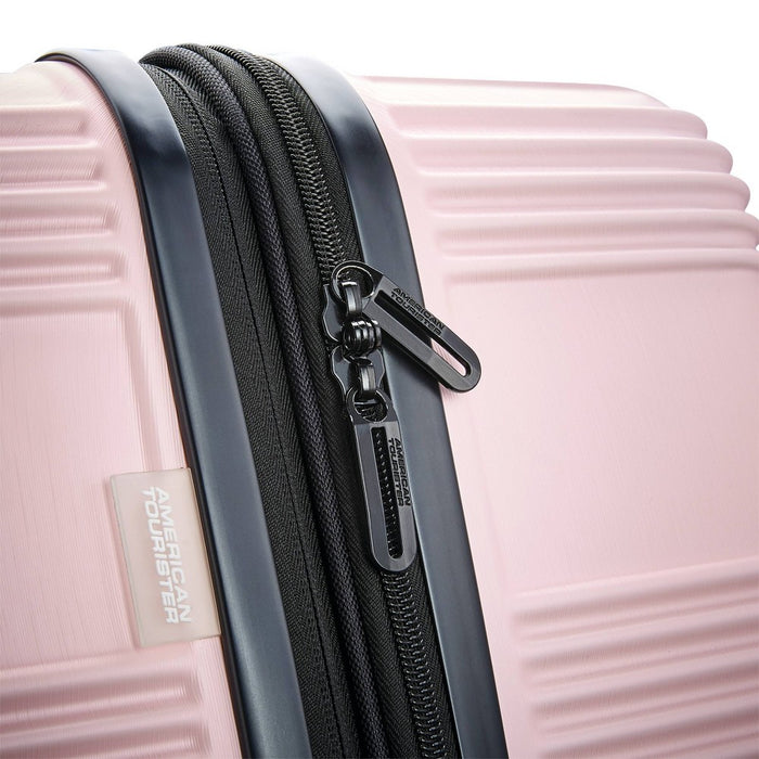 American Tourister NXT Checkered Hardside Carry On Spinner Suitcase - Pink (LOCAL PICKUP ONLY)