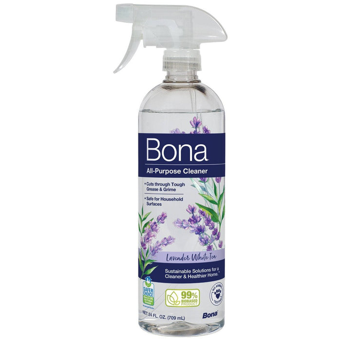 Bona Lavender & White Tea Cleaning Products Multi Surface All Purpose Cleaner Spray - 24 fl oz