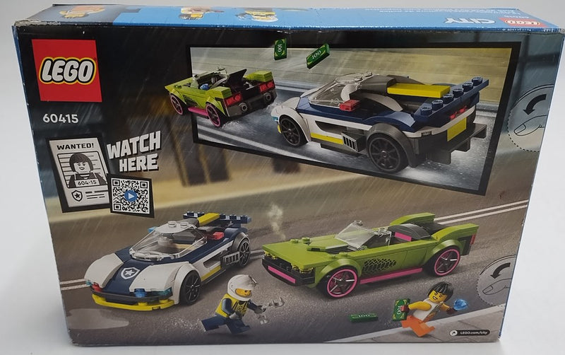 LEGO City Police Car and Muscle Car Chase Pretend Play Toy 60415 SEE DETAILS