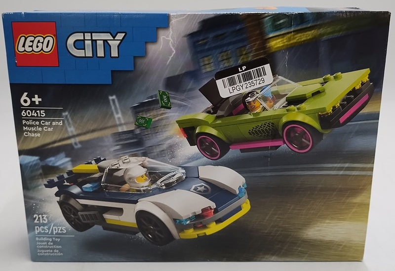 LEGO City Police Car and Muscle Car Chase Pretend Play Toy 60415 SEE DETAILS