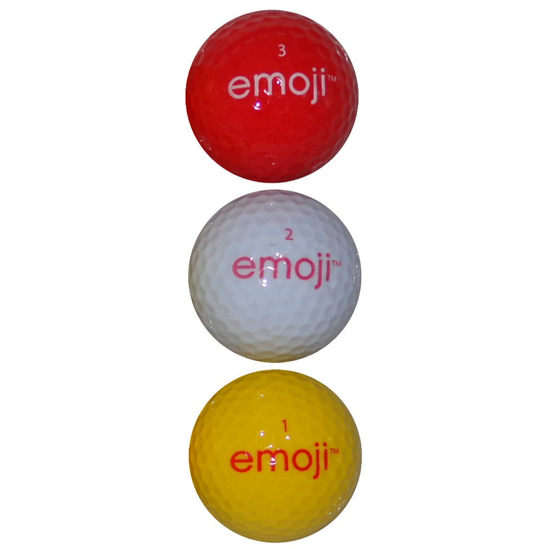 Emoji Golf Balls - 6pk