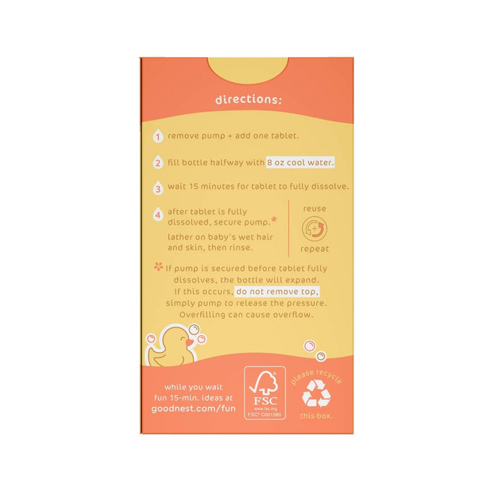 Goodnest 3-in-1 Wash, Shampoo and Soak Tablet Refills - Soothe Chamomile - 12oz
