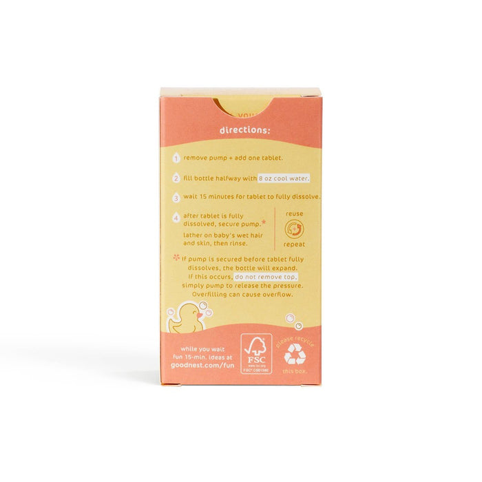 Goodnest 3-in-1 Wash, Shampoo and Soak Tablet Refills - Soothe Chamomile - 12oz