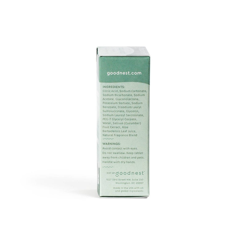 Goodnest 3-in-1 Wash, Shampoo and Soak Tablet Refills - Fresh Cucumber Aloe - 12oz