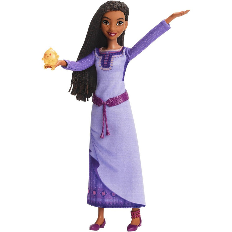 Disney Wish Singing Asha of Rosas Fashion Doll & Star Figure, Posable with Removable Outfit