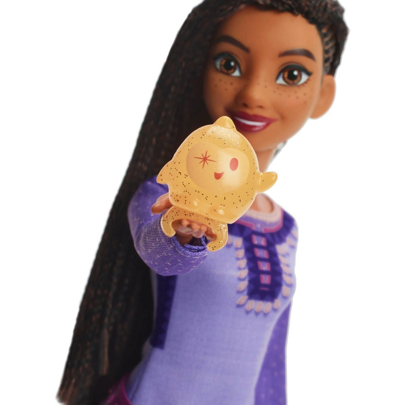 Disney Wish Singing Asha of Rosas Fashion Doll & Star Figure, Posable with Removable Outfit