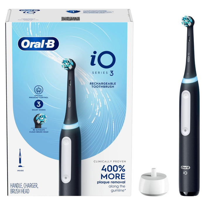 Oral-B iO3 Electric Toothbrush with Ultimate Clean Brush Head and Charger