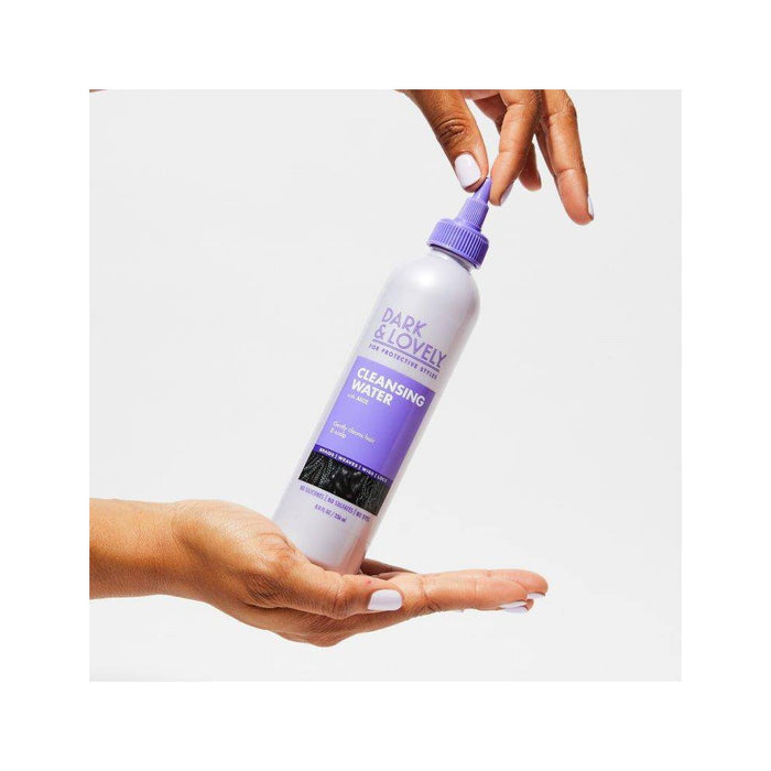 Dark and Lovely Protective Styles Hair and Scalp Cleansing Water with Aloe for Braids, Weaves, Wigs and Locs