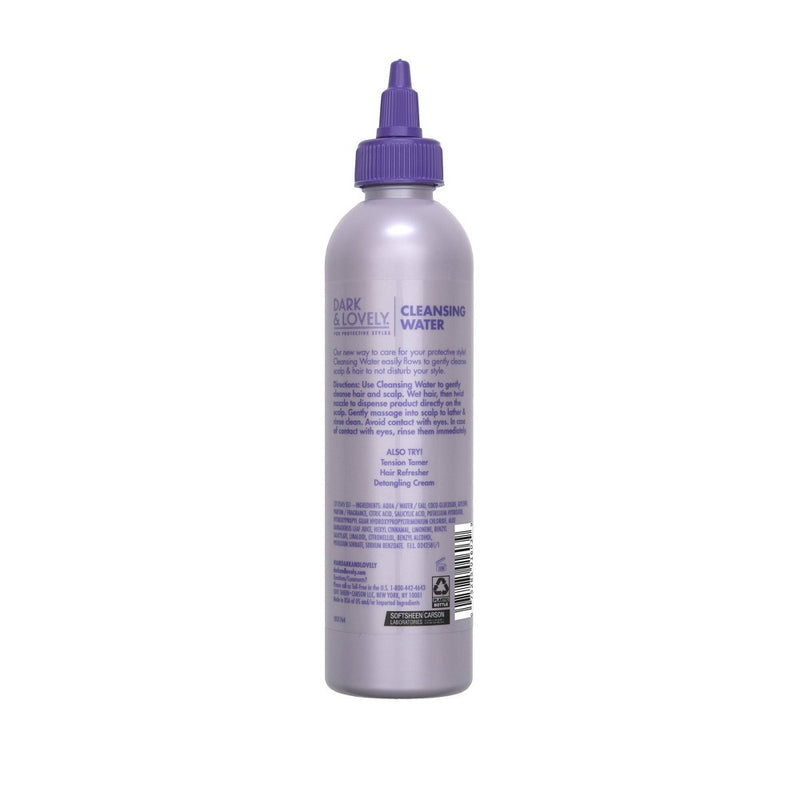 Dark and Lovely Protective Styles Hair and Scalp Cleansing Water with Aloe for Braids, Weaves, Wigs and Locs