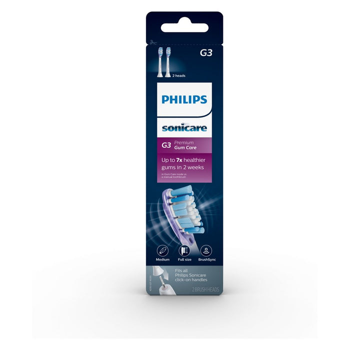 Philips Sonicare Premium GumCare Replacement Electric Toothbrush Head - HX9052/95 - White - 2pk