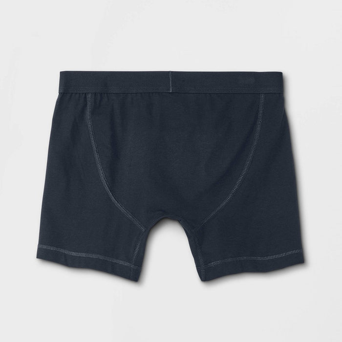 Men's Support Pouch Boxer Briefs 4pk - Goodfellow & Co Black/Blue/Gray S