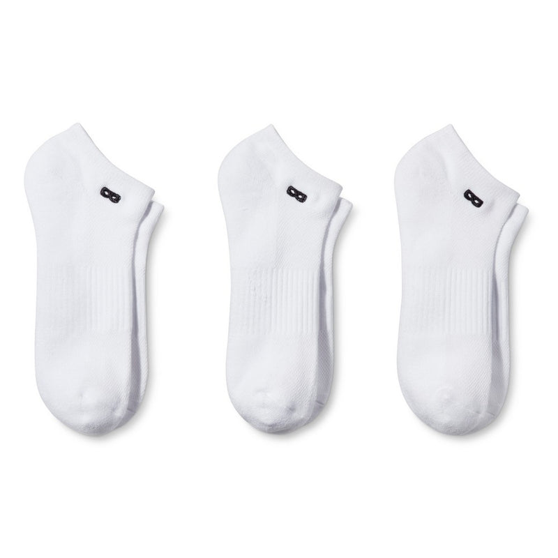 Pair of Thieves Men's Low-Cut Socks 3pk - White 8-12