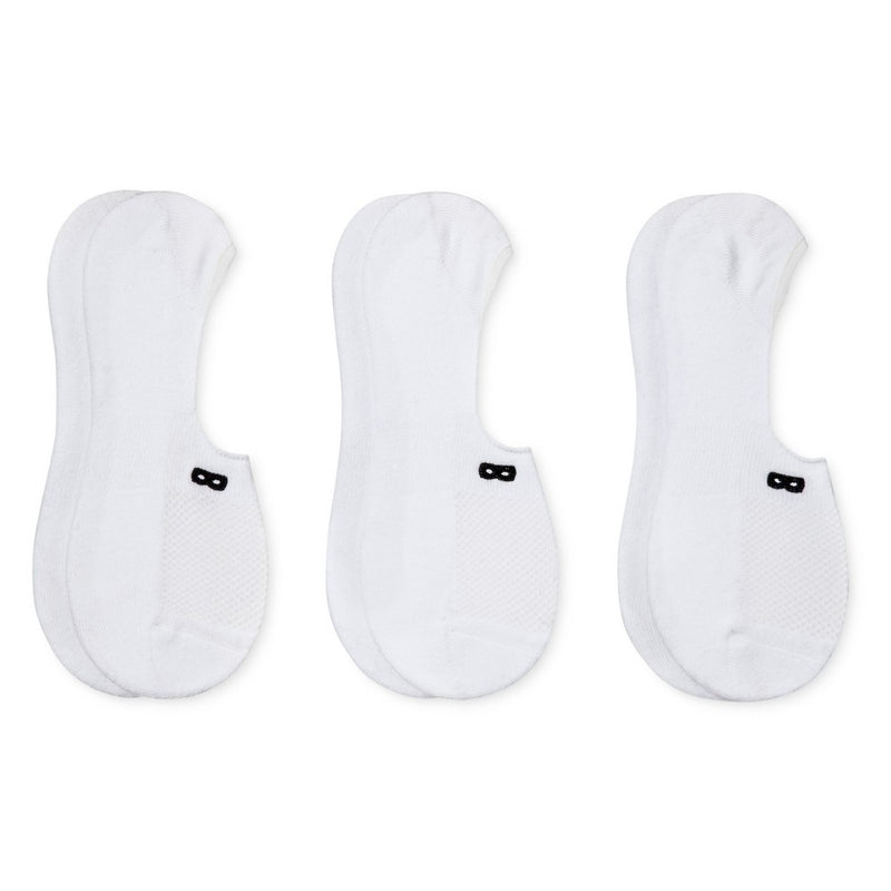 Pair of Thieves Men's Liner Socks 3pk - White 8-12