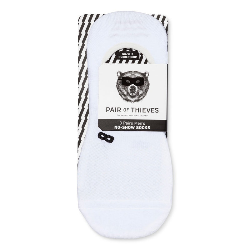 Pair of Thieves Men's Liner Socks 3pk - White 8-12