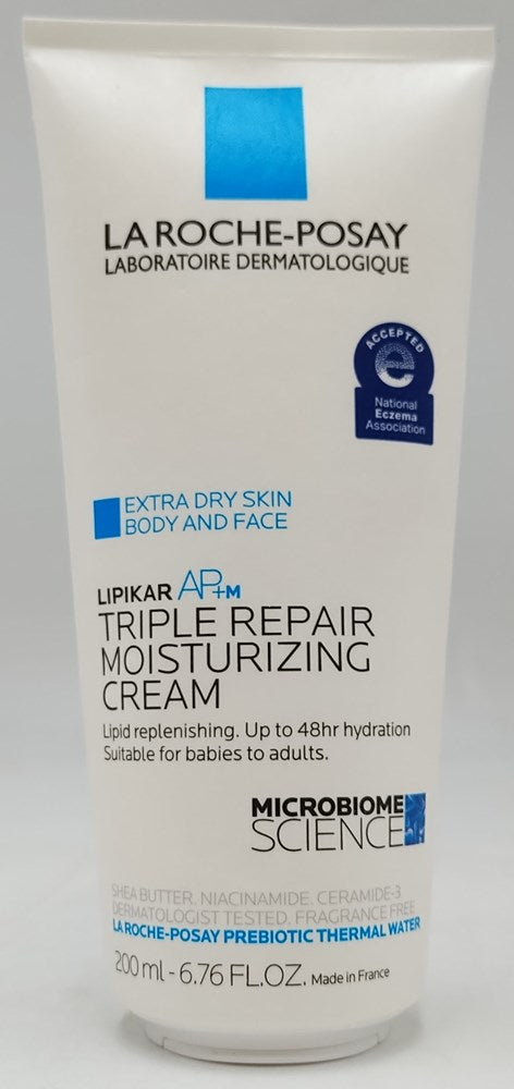 La Roche Posay Lipikar AP+M Triple Repair Face and Body Cream- 6.76oz EXP 10/26