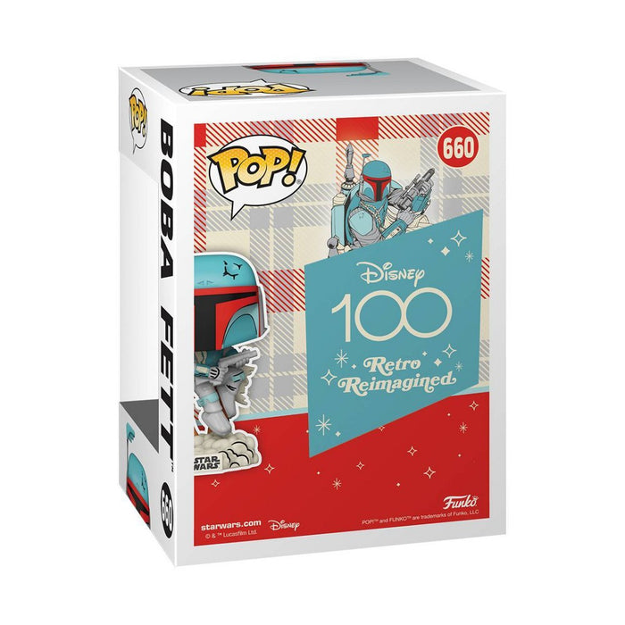 Funko POP! Star Wars: Disney 100 Retro Reimagined Boba Fett Figure (Target Exclusive)