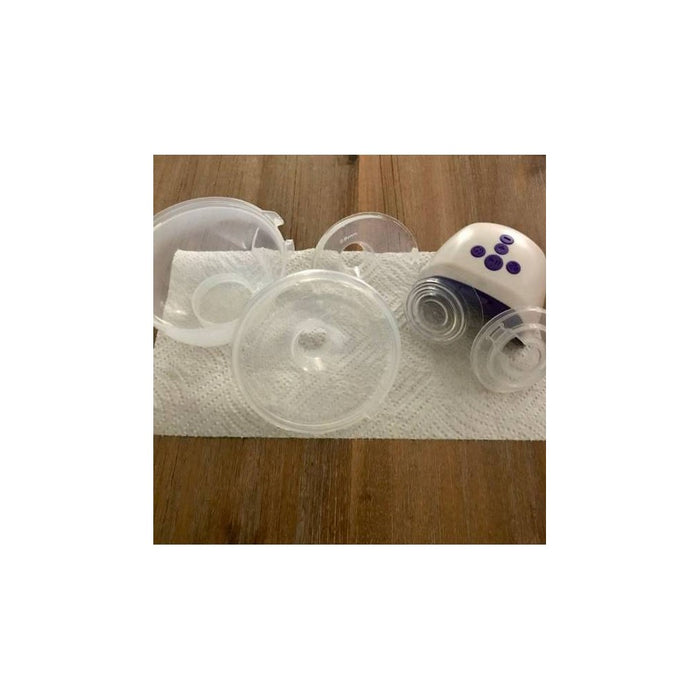 Lansinoh Wearable Pump Replacement Cups with Flanges, Postpartum Essentials - 2ct