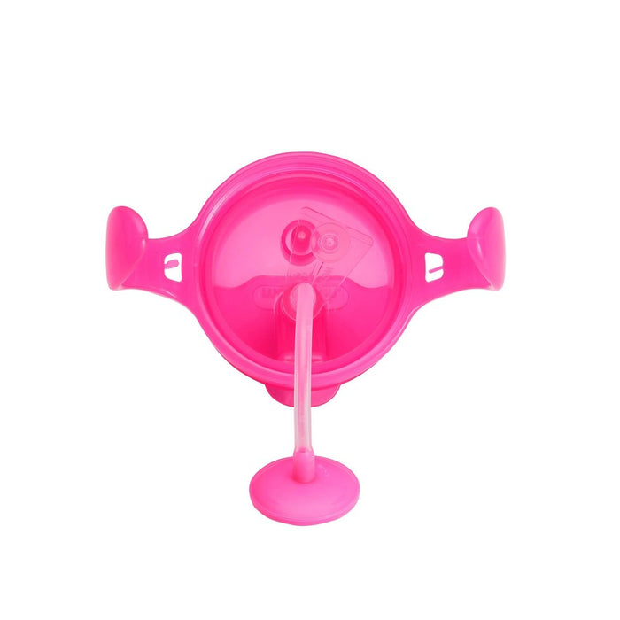 Munchkin Click Lock Weighted Straw Trainer Cup - 7oz - Pink