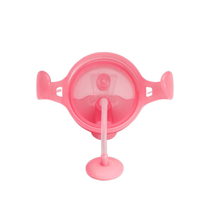 Munchkin Click Lock Weighted Straw Trainer Cup - 7oz - Pink