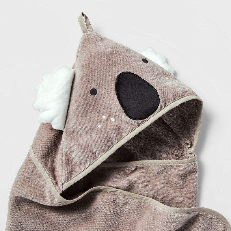 25"x50" Koala Kids' Hooded Towel - Pillowfort