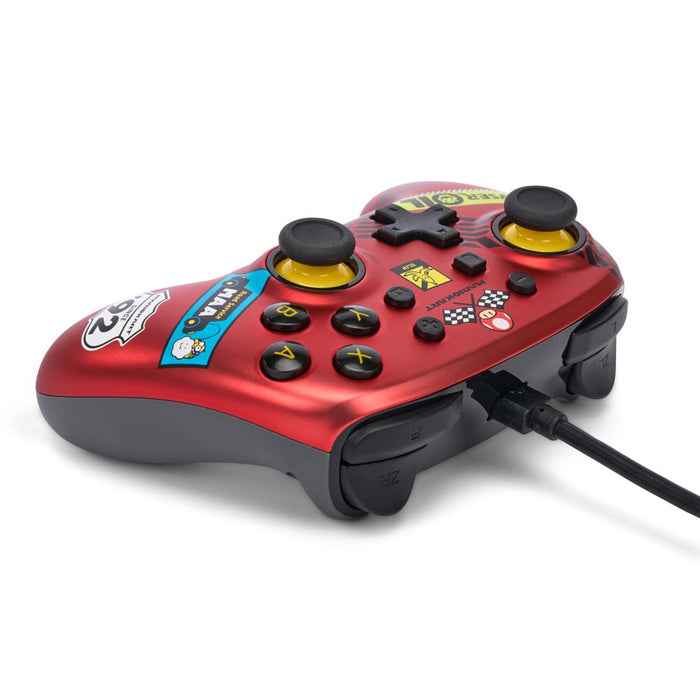 PowerA Wired Nano Controller for Nintendo Switch - Mario Kart: Racer Red