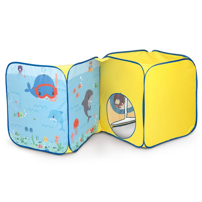 Fisher Price Pop Up Play Tent Submarine Adventure with Educational Role Play and Bonus Projector Toy