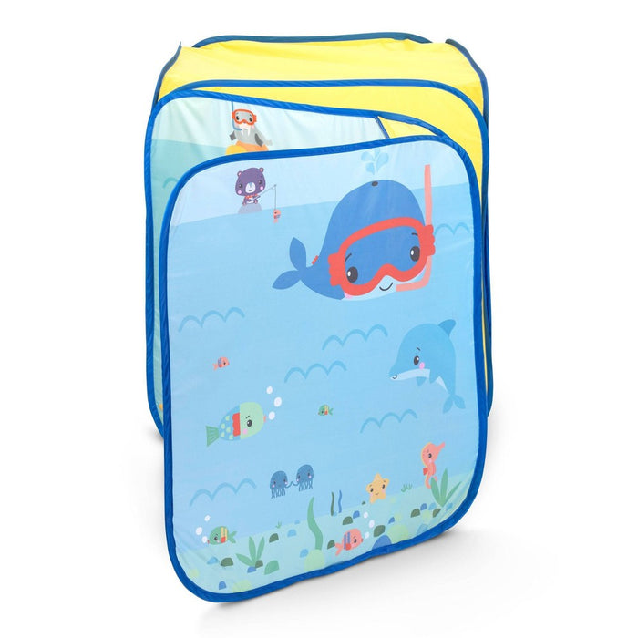 Fisher Price Pop Up Play Tent Submarine Adventure with Educational Role Play and Bonus Projector Toy