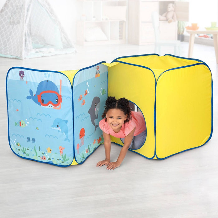 Fisher Price Pop Up Play Tent Submarine Adventure with Educational Role Play and Bonus Projector Toy