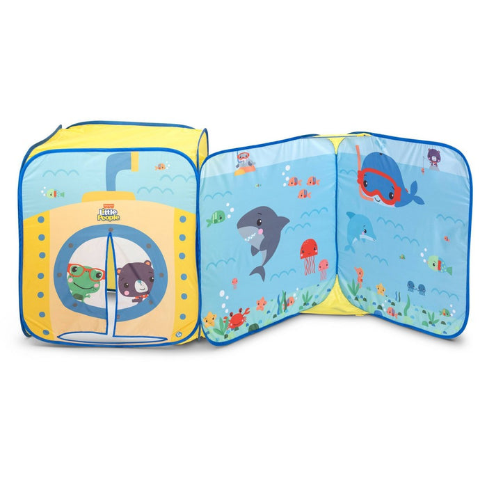 Fisher Price Pop Up Play Tent Submarine Adventure with Educational Role Play and Bonus Projector Toy