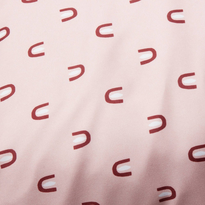 2pk Body Pillow Cover Maroon/Light Pink Rainbow - Room Essentials