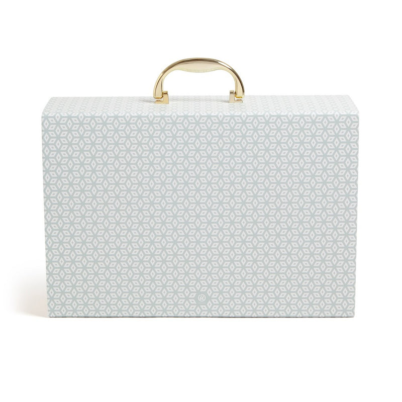 U Brands 19 Pocket Expanding File Folder Powder Blue