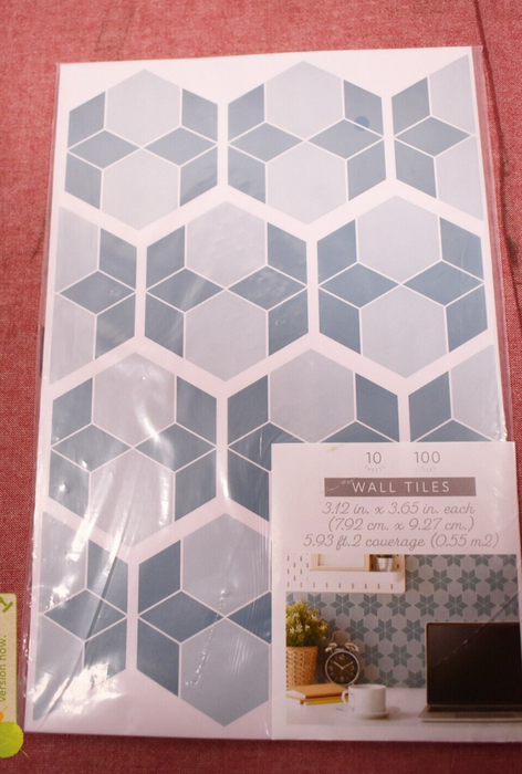 Hexagon Wall Tile Teal - Bullseye's Playground