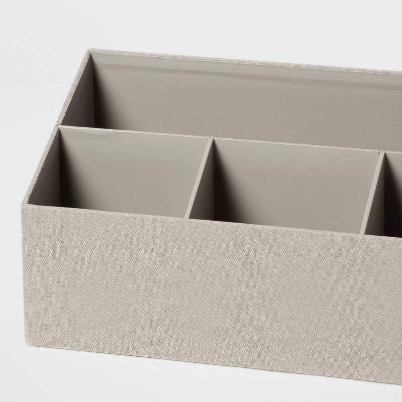 Canvas Desk Tool Holder/Organizer Gray - Brightroom