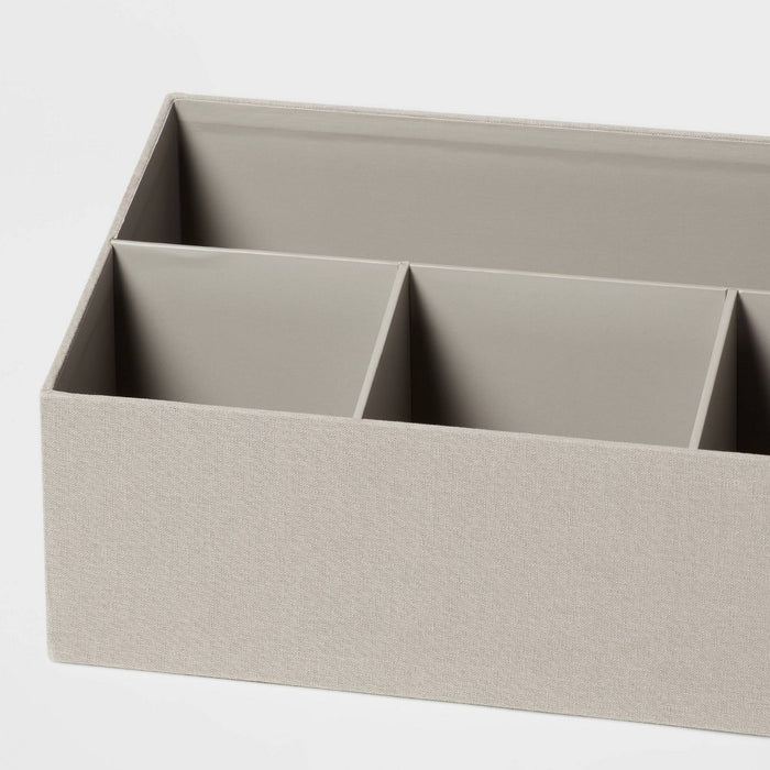 Canvas Desk Tool Holder/Organizer Gray - Brightroom