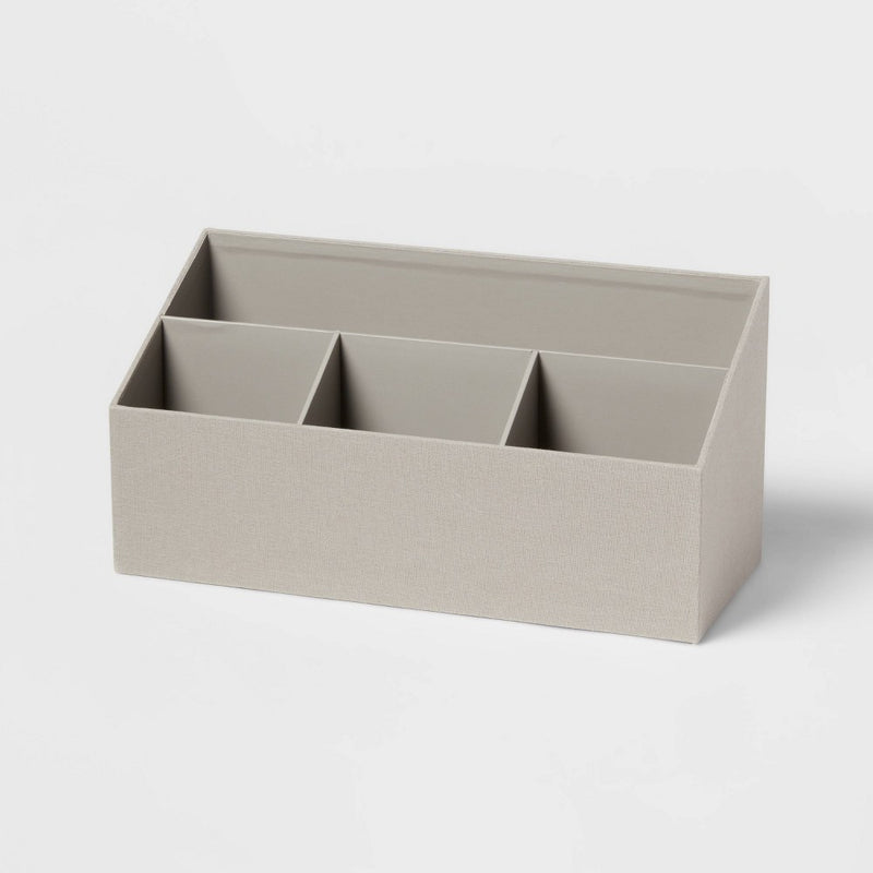 Canvas Desk Tool Holder/Organizer Gray - Brightroom