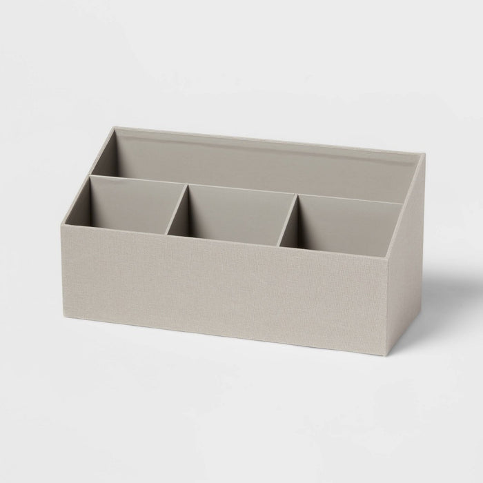 Canvas Desk Tool Holder/Organizer Gray - Brightroom