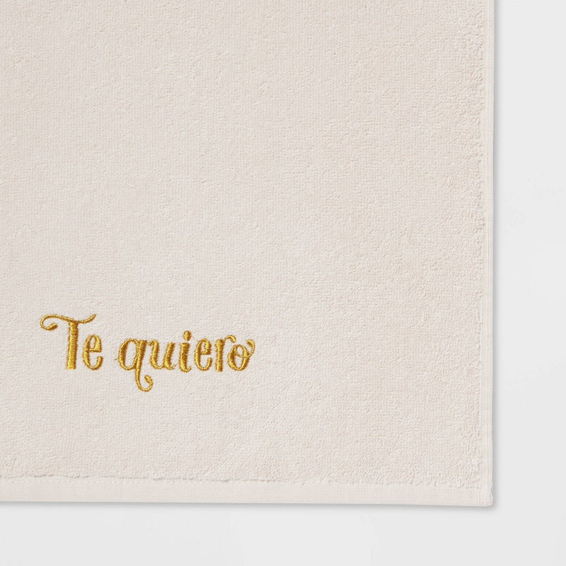 'Te Quiero' Hand Towel White - Threshold