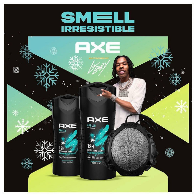 Axe Apollo Shower Gift Set - 3ct/36 fl oz