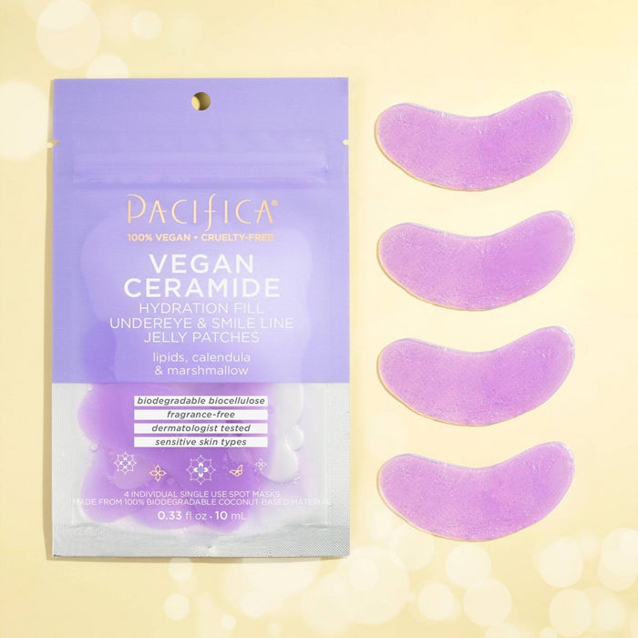 Pacifica Vegan Ceramide Hydration Fill Undereye & Smile Line Jelly Patches - 0.33 fl oz