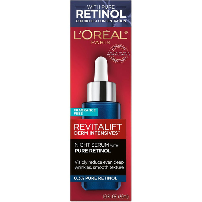 L'Oreal Paris Revitalift Derm Intensives Night Serum - 1 fl oz