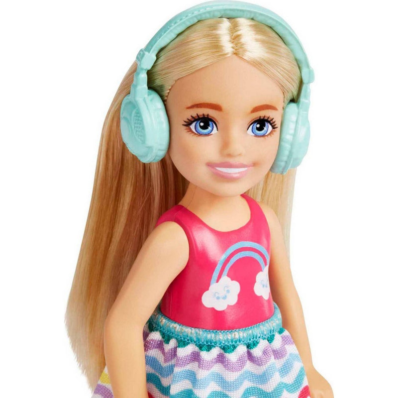Barbie Toys, Chelsea Doll and Accessories Travel Set with Puppy