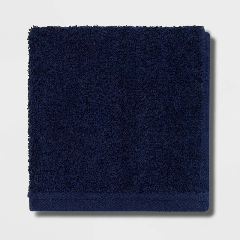Everyday Washcloth Navy - Room Essentials