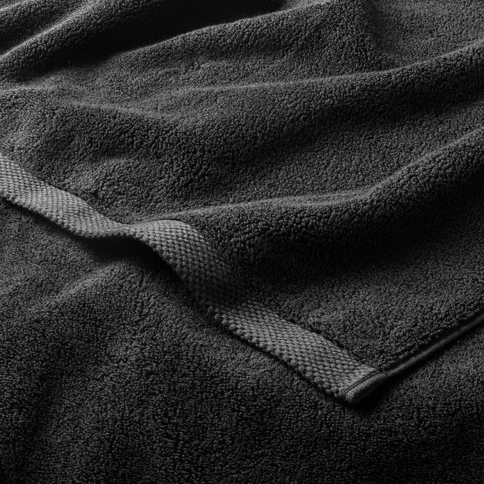 Organic Hand Towel Black - Casaluna