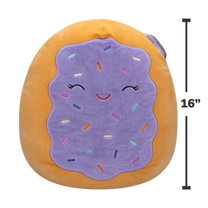 Squishmallows 16" Purple Toaster Pastry with Sprinkles Large Plush
