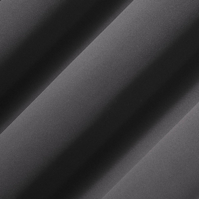 63"x40" Kenneth Rod Pocket Blackout Curtain Panel Charcoal - Sun Zero