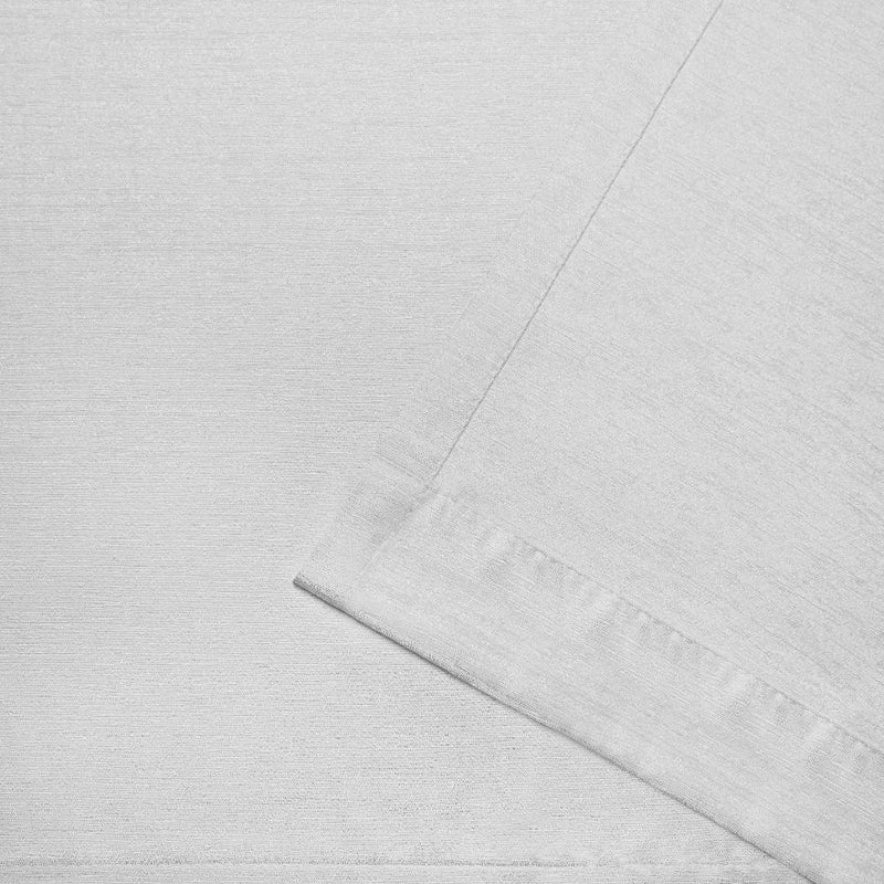 63"x54" Virenze Faux Silk Grommet Top Window Curtain Panel Winter - Exclusive Home