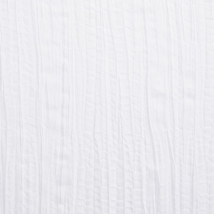 1pc 42"x84" Sheer Crushed Window Curtain Panel White - Opalhouse