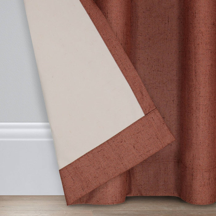 1pc 42"x84" Blackout Windsor Curtain Panel Burnt Henna - Eclipse