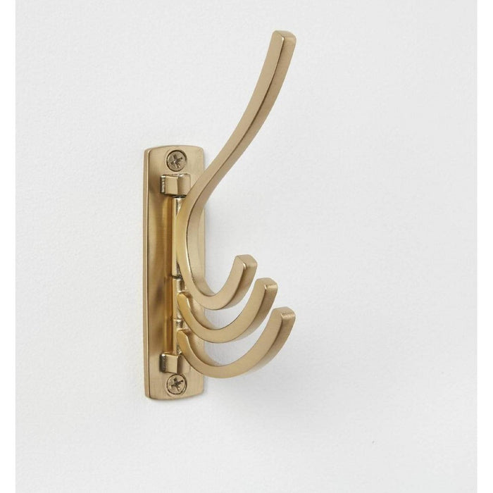 Modern Octopus Multi Swivel Hook Gold - Brightroom