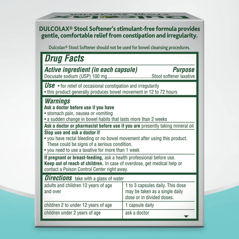 Dulcolax Stool Softener - 25ct